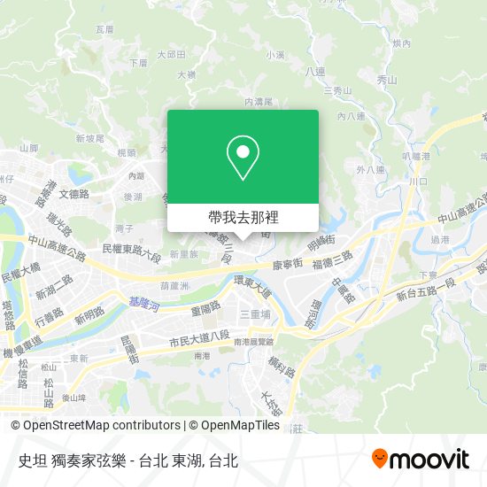 史坦 獨奏家弦樂 - 台北 東湖地圖