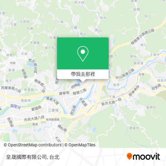 皇晟國際有限公司地圖