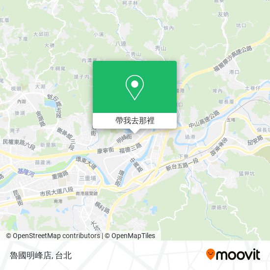 魯國明峰店地圖