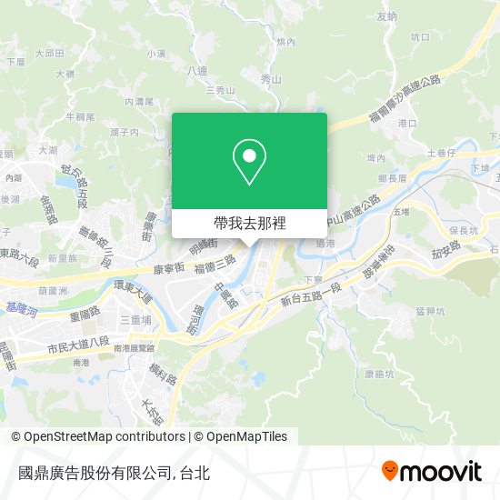 國鼎廣告股份有限公司地圖