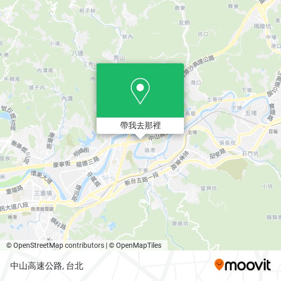 中山高速公路地圖