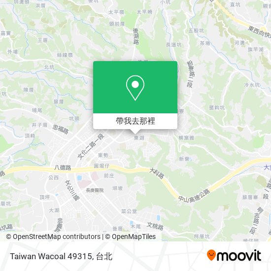 Taiwan Wacoal 49315地圖
