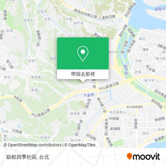 箱根四季社區地圖