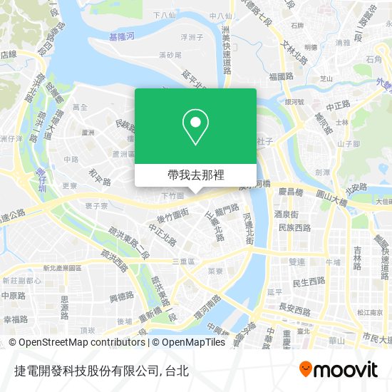 捷電開發科技股份有限公司地圖