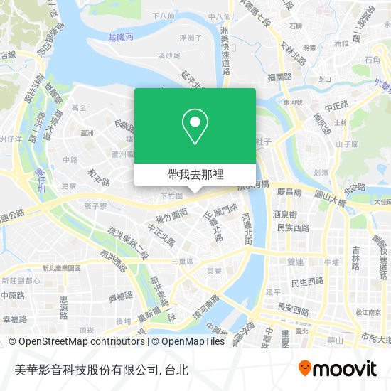 美華影音科技股份有限公司地圖