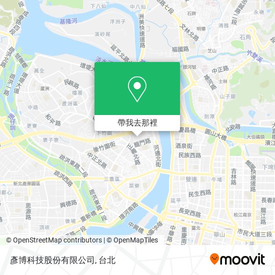 彥博科技股份有限公司地圖