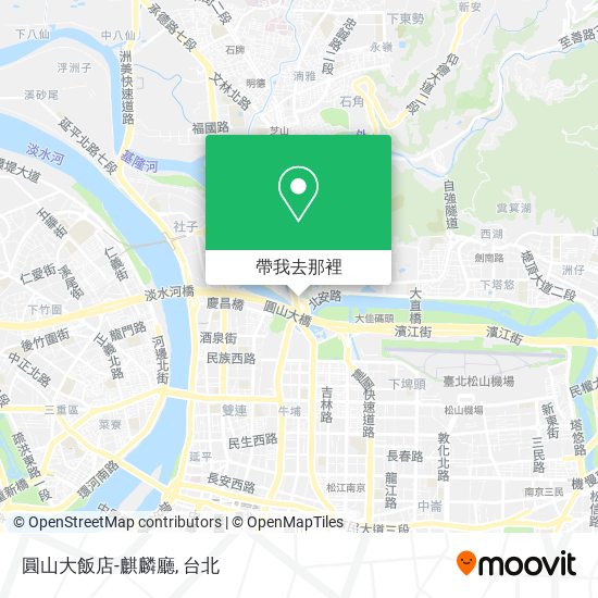 圓山大飯店-麒麟廳地圖