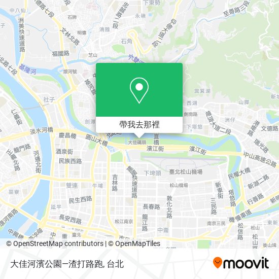 大佳河濱公園—渣打路跑地圖