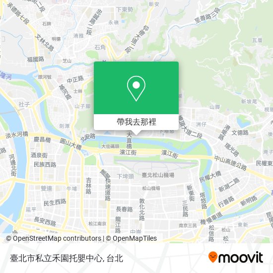 臺北市私立禾園托嬰中心地圖