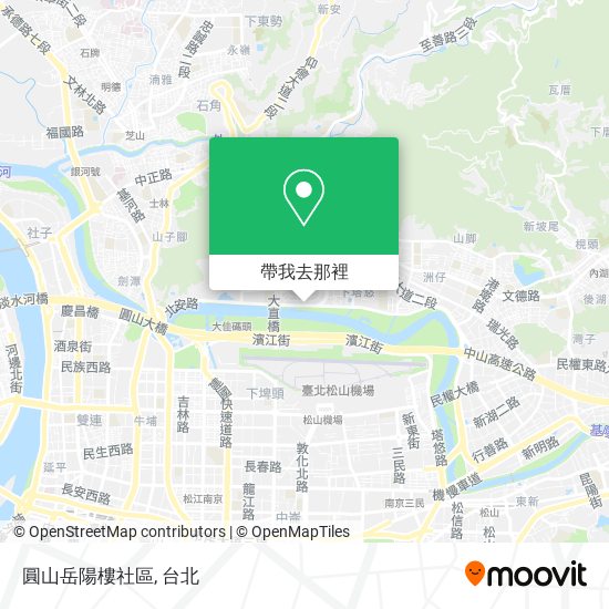 圓山岳陽樓社區地圖