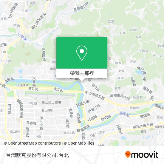 台灣默克股份有限公司地圖