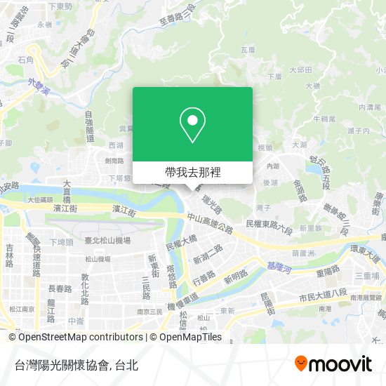台灣陽光關懷協會地圖