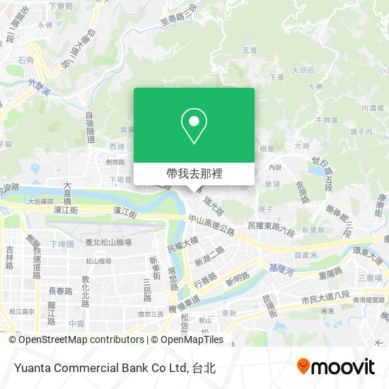 Yuanta Commercial Bank Co Ltd地圖