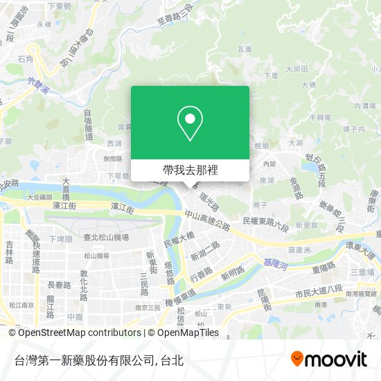 台灣第一新藥股份有限公司地圖