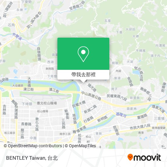 BENTLEY Taiwan地圖