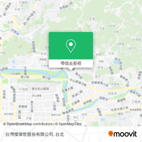 台灣傑偉世股份有限公司地圖
