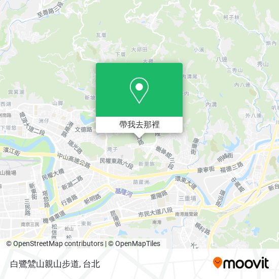 白鷺鷥山親山步道地圖
