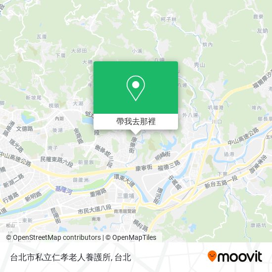 台北市私立仁孝老人養護所地圖