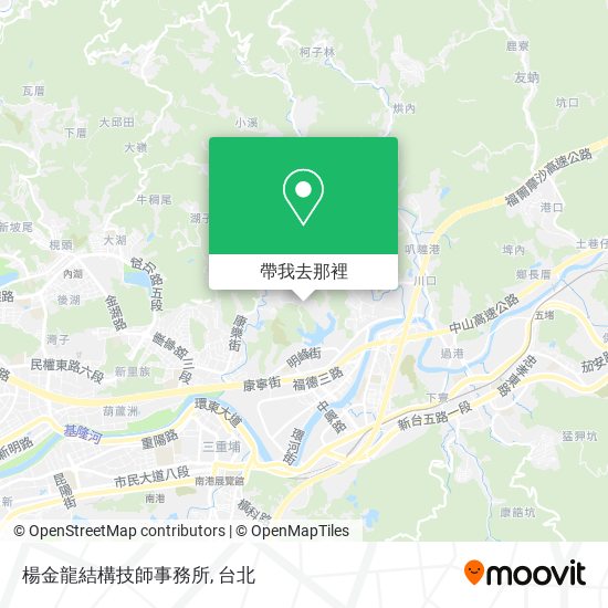 楊金龍結構技師事務所地圖