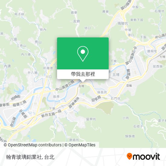 翰青玻璃鋁業社地圖