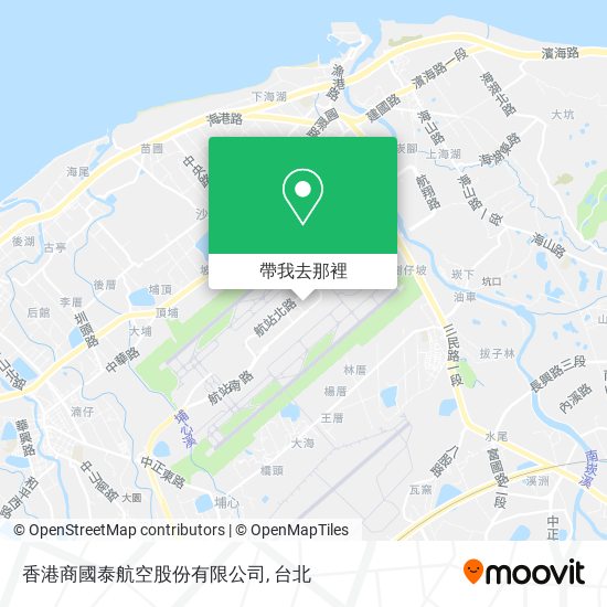 香港商國泰航空股份有限公司地圖