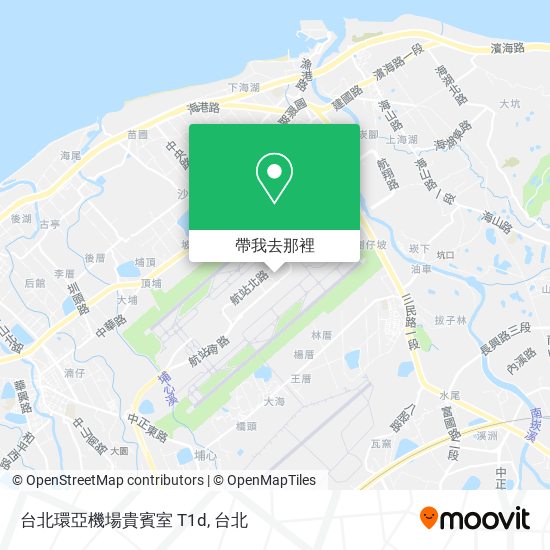台北環亞機場貴賓室 T1d地圖