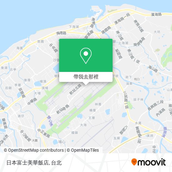 日本富士美華飯店地圖