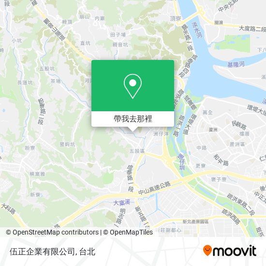 伍正企業有限公司地圖