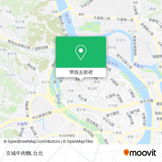 京城牛肉麵地圖