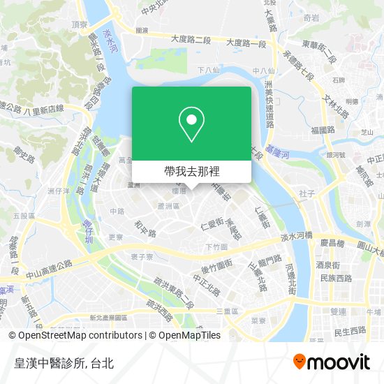 皇漢中醫診所地圖