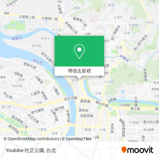 Youbike-社正公園地圖