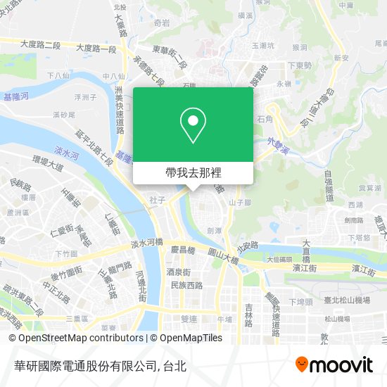 華研國際電通股份有限公司地圖