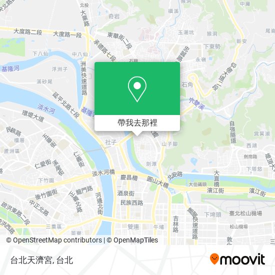 台北天濟宮地圖