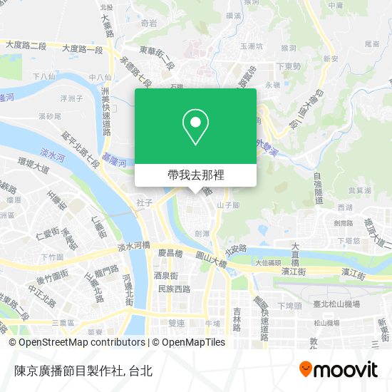 陳京廣播節目製作社地圖