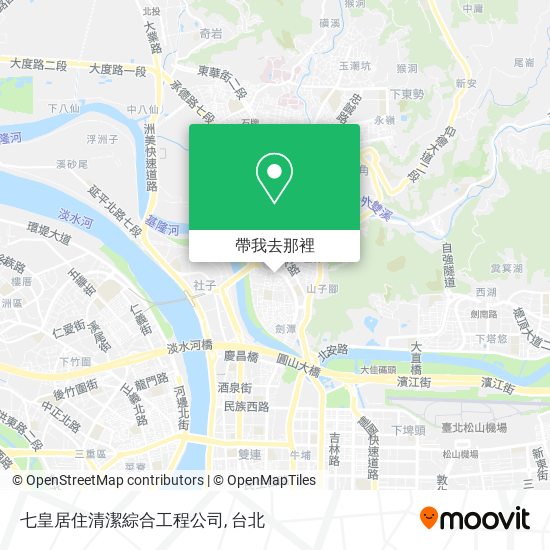 七皇居住清潔綜合工程公司地圖