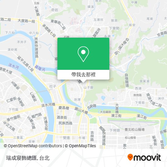 瑞成寢飾總匯地圖