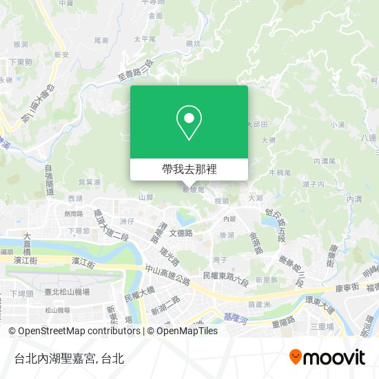 台北內湖聖嘉宮地圖