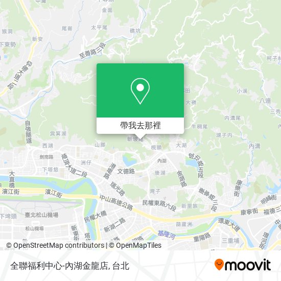 全聯福利中心-內湖金龍店地圖