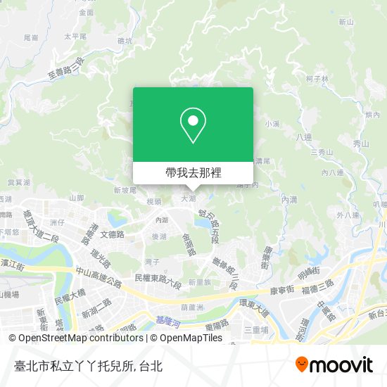 臺北市私立丫丫托兒所地圖