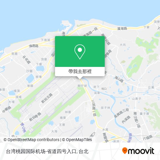 台湾桃园国际机场-省道四号入口地圖