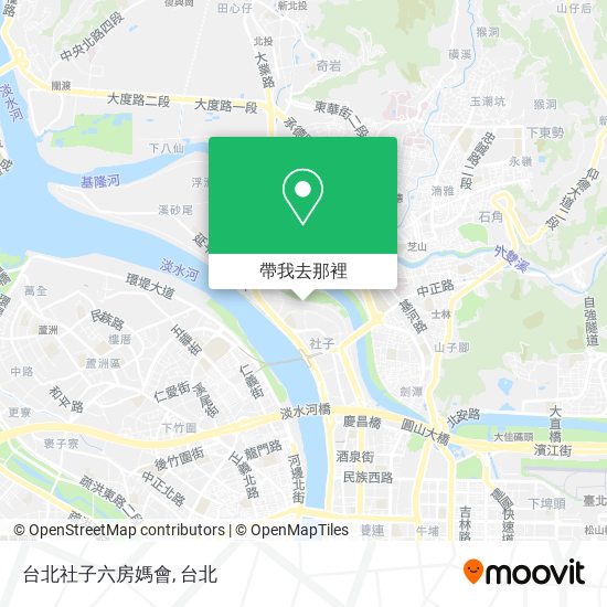 台北社子六房媽會地圖