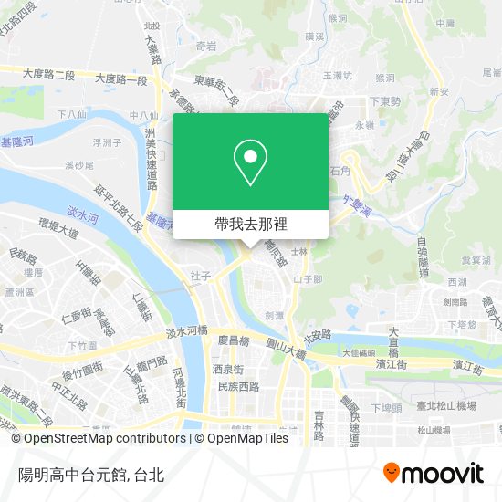 陽明高中台元館地圖
