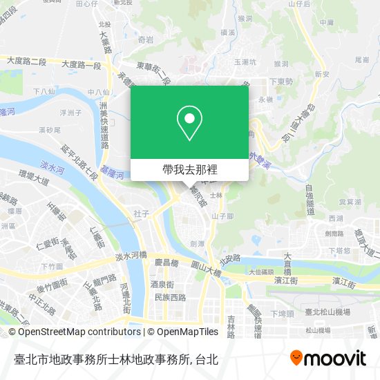 臺北市地政事務所士林地政事務所地圖