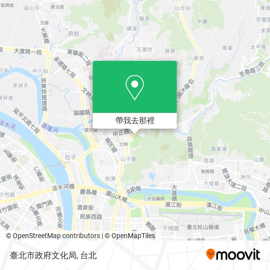 臺北市政府文化局地圖