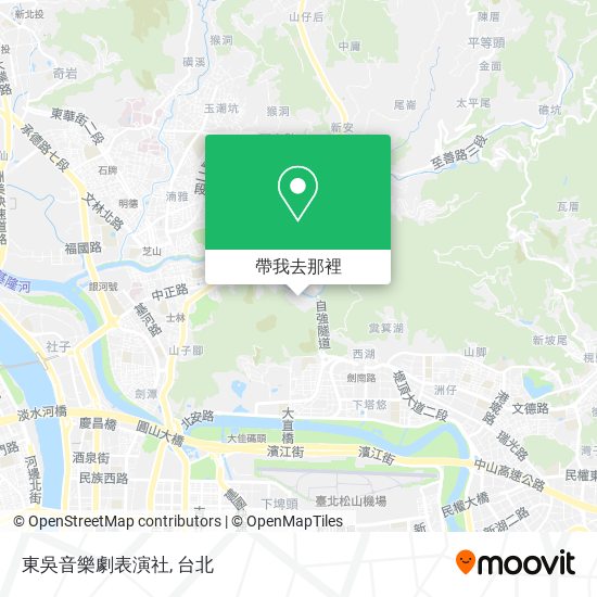東吳音樂劇表演社地圖