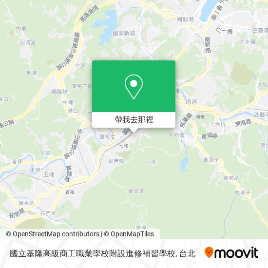 國立基隆高級商工職業學校附設進修補習學校地圖