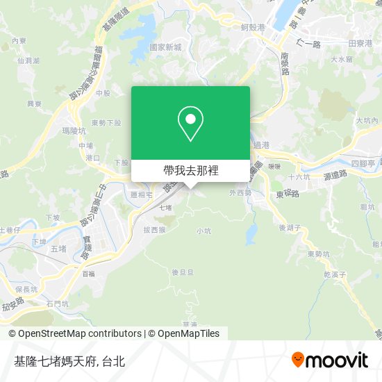 基隆七堵媽天府地圖