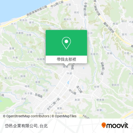 岱邑企業有限公司地圖
