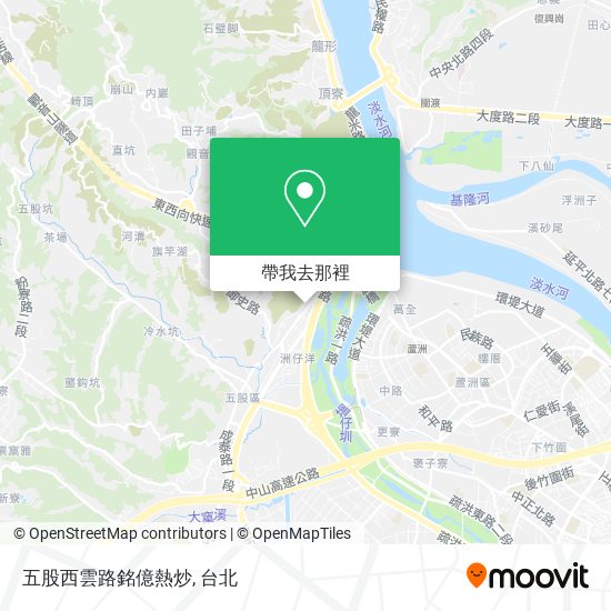 五股西雲路銘億熱炒地圖