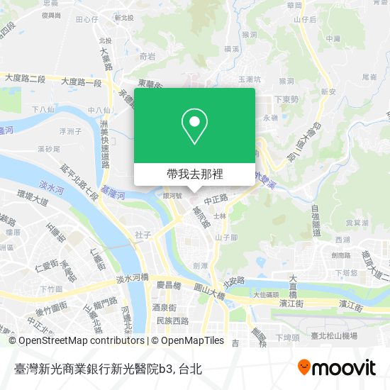 臺灣新光商業銀行新光醫院b3地圖
